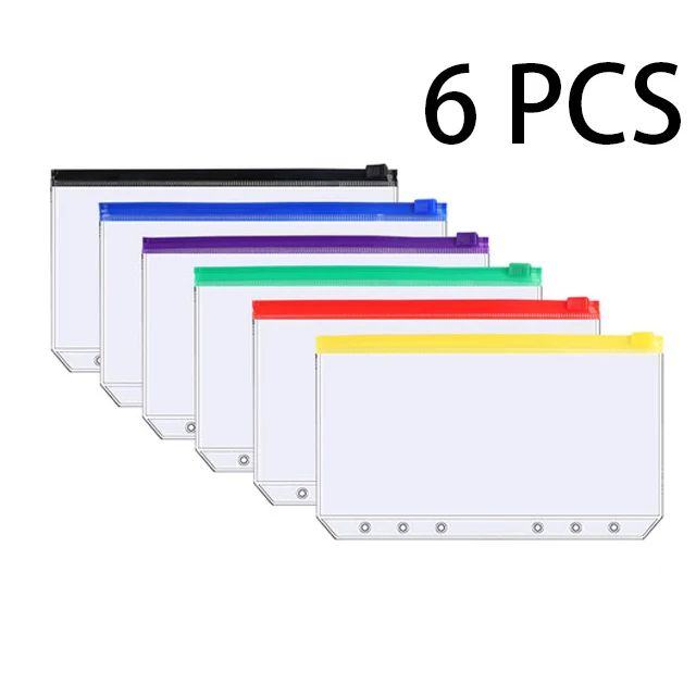 Elegant PU Leather Budget Planner with Cash Envelope System and Organizer Accessories