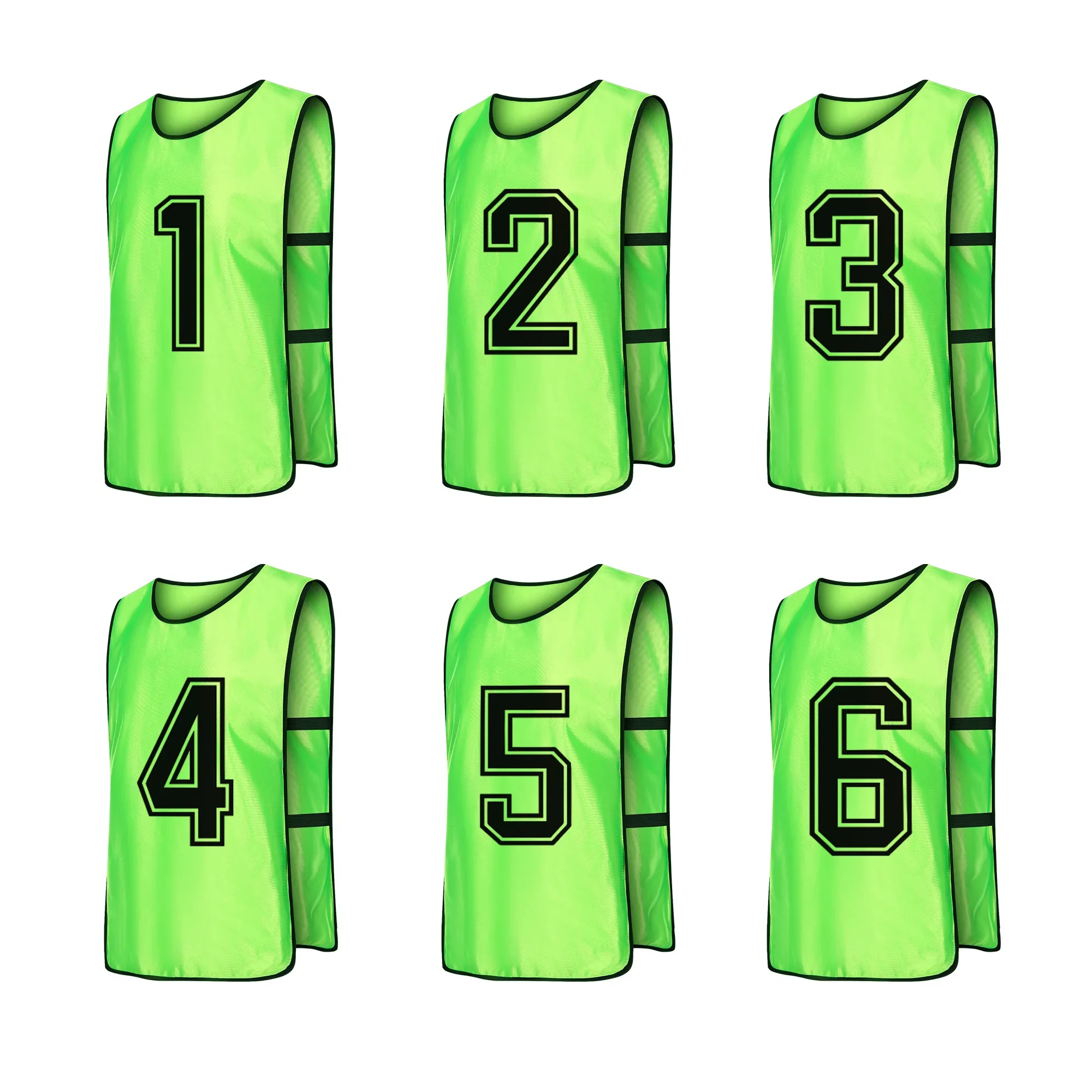 6 PCS antagonism suit basketball football training vest children's grouping team number service team building expansion