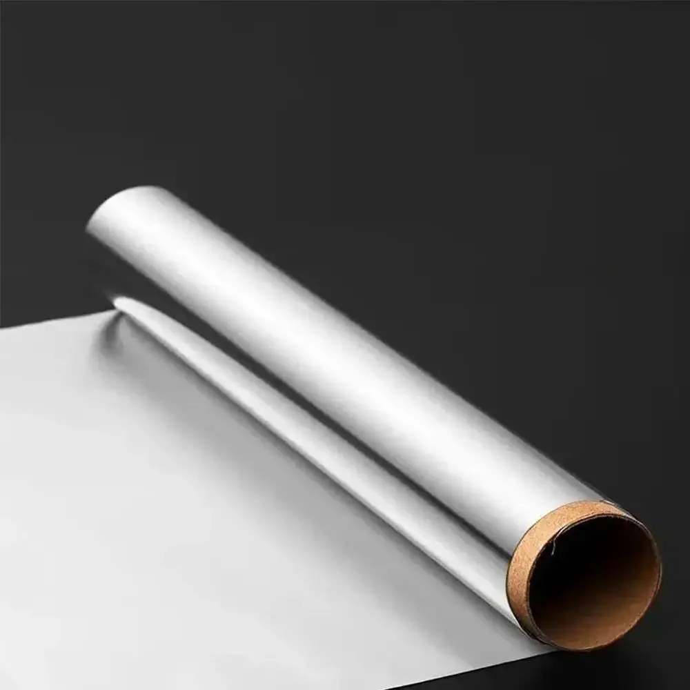 Disposable tin foil 5M/10M/20M aluminium catering tin foil disposable BBQ accessories baking wrap thickened heat safe