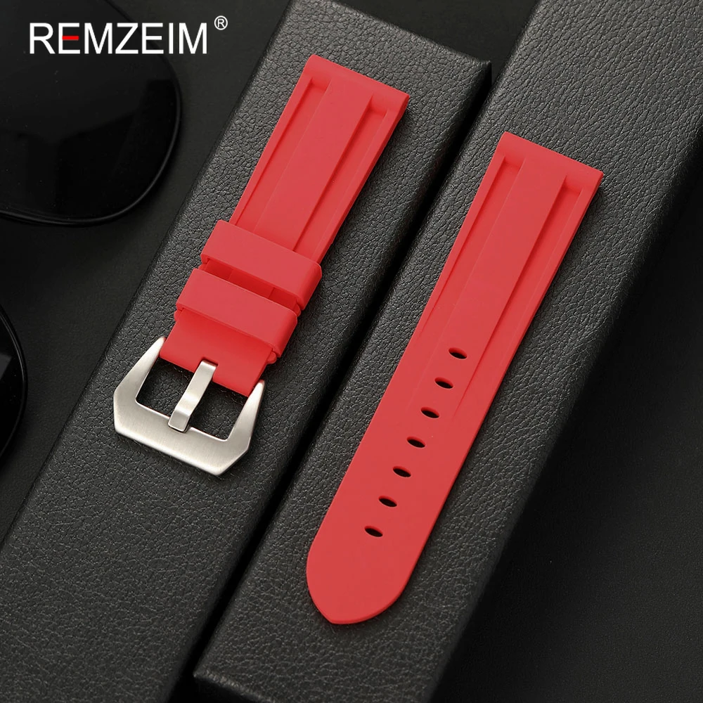 Waterproof Silicone Sport Watch Strap - Durable & Comfortable Replacement Wristband