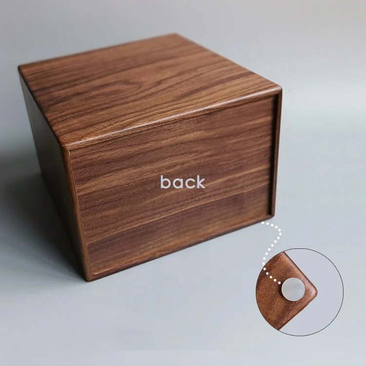 3 Tier Drawer Stash Box Desktop Organizer Handmade Wood Storage Box Bins 3