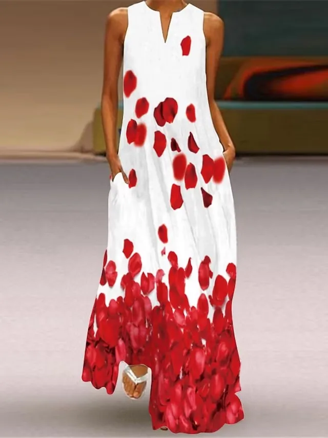 

2023 Women's Loose Long Dresses Casual Plus Size Hem Split Dress Irregular Skirt Sexy Summer Dress Floor Length Sundresses