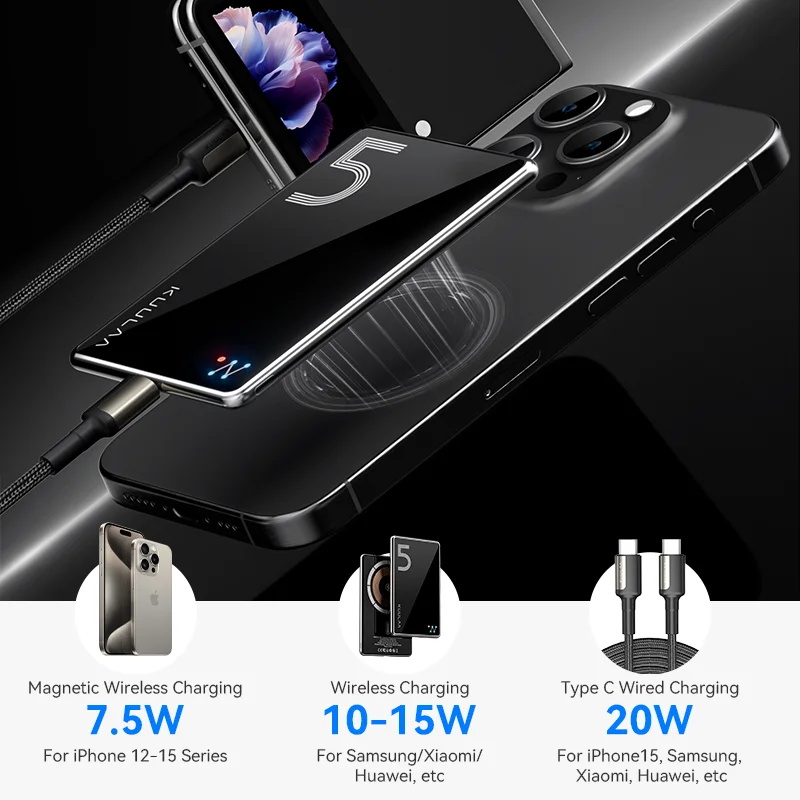 MagSafe Akku Powerbank für Apple iPhone 12 13 14 15 16 Pro