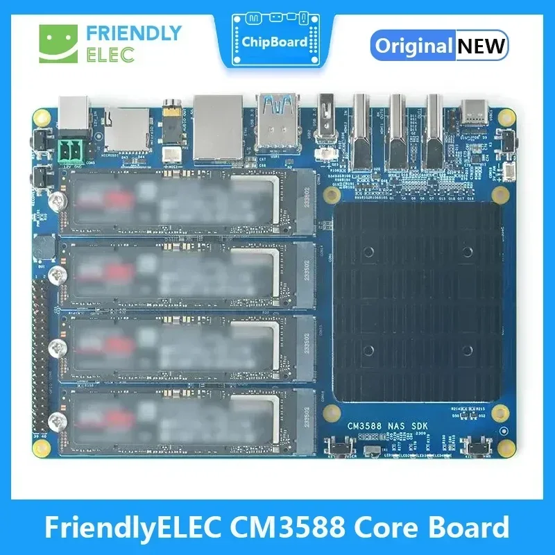 FriendlyELEC ھ  ŰƮ, 2.5G Ĩ RK3588 CPU  , 4xPCIe3.0 4K/8K CM3588 NAS SDK ŰƮ, 4 NVMe HDMI IN