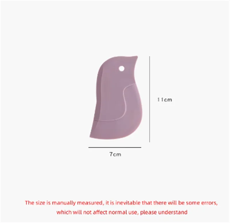 Household Kitchen Multifunctional Soft Scraper Dirt Grease Cleaning Tool Silicone Scraper Pots Oil Stains