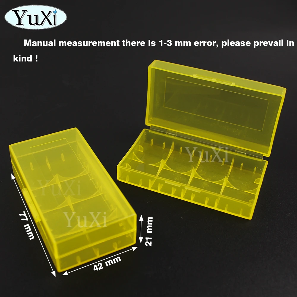 10Pcs 배터리 홀더 보관 상자 18650 16340 배터리 휴대용 Batterij 주최자 상자 하드 투명 플라스틱 케이스 2 슬롯