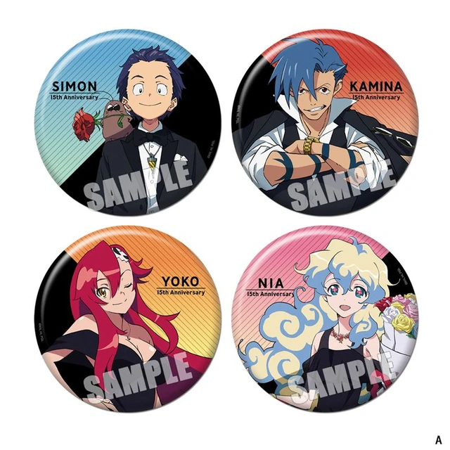 1pc 58mm Anime Plunderer Licht Bach Round Badges Brooch Icons