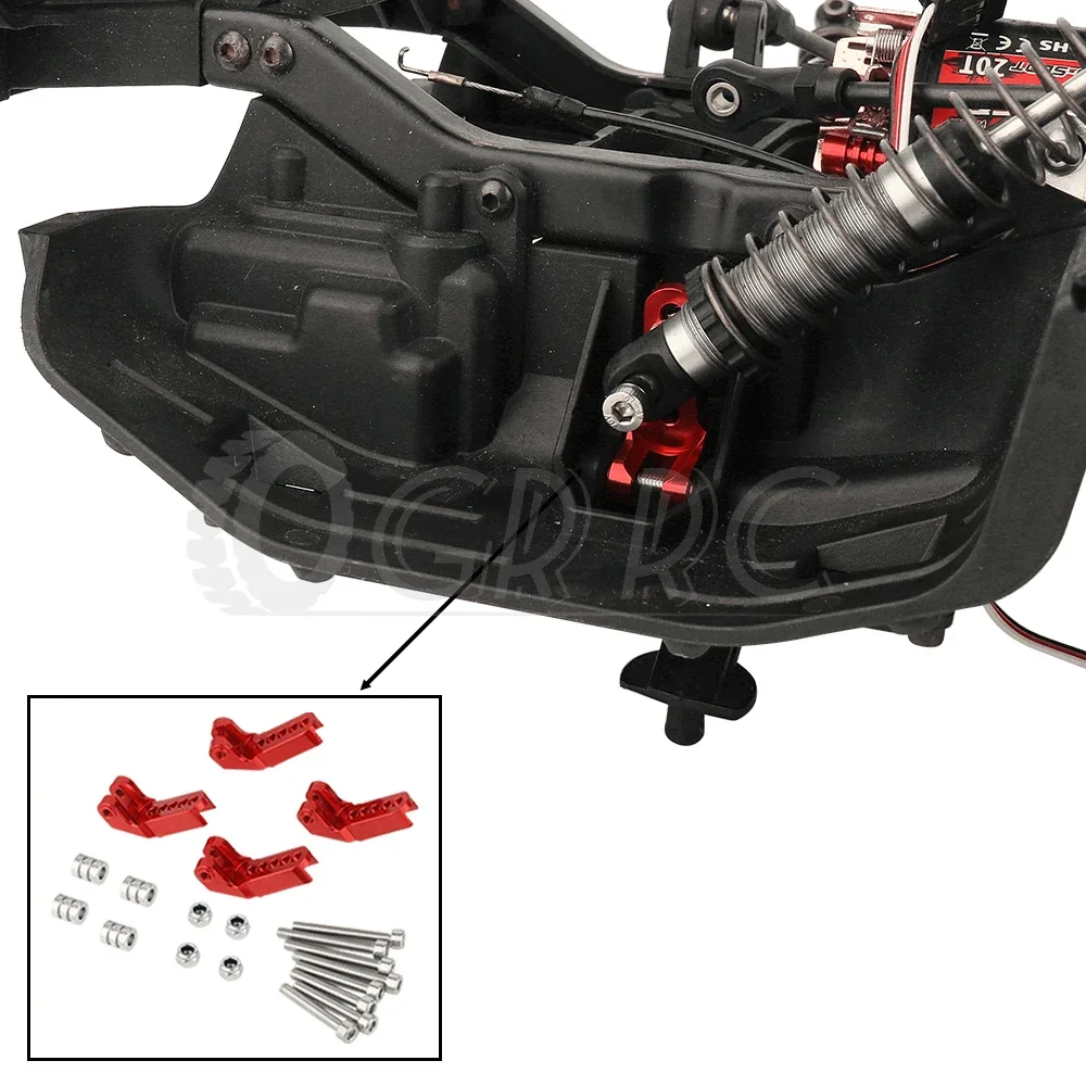 INJORA ABS Hardtop Body voor Traxxas TRX-4m 155mm - Grijs