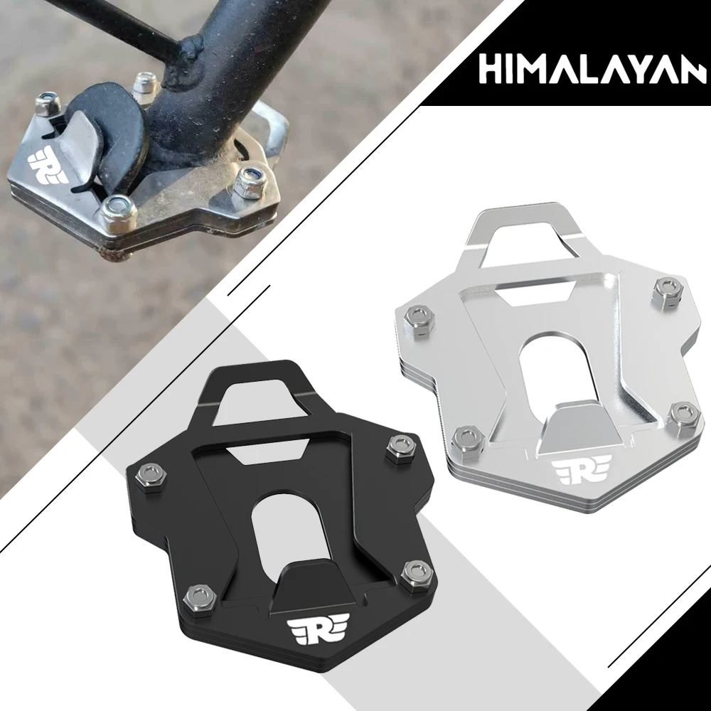 

For Royal Enfield Himalayan 400 411 411cc BS4 Motorcycle Kickstand Sidestand Stand Extension Enlarger Pad 2020 2021 2022 2023