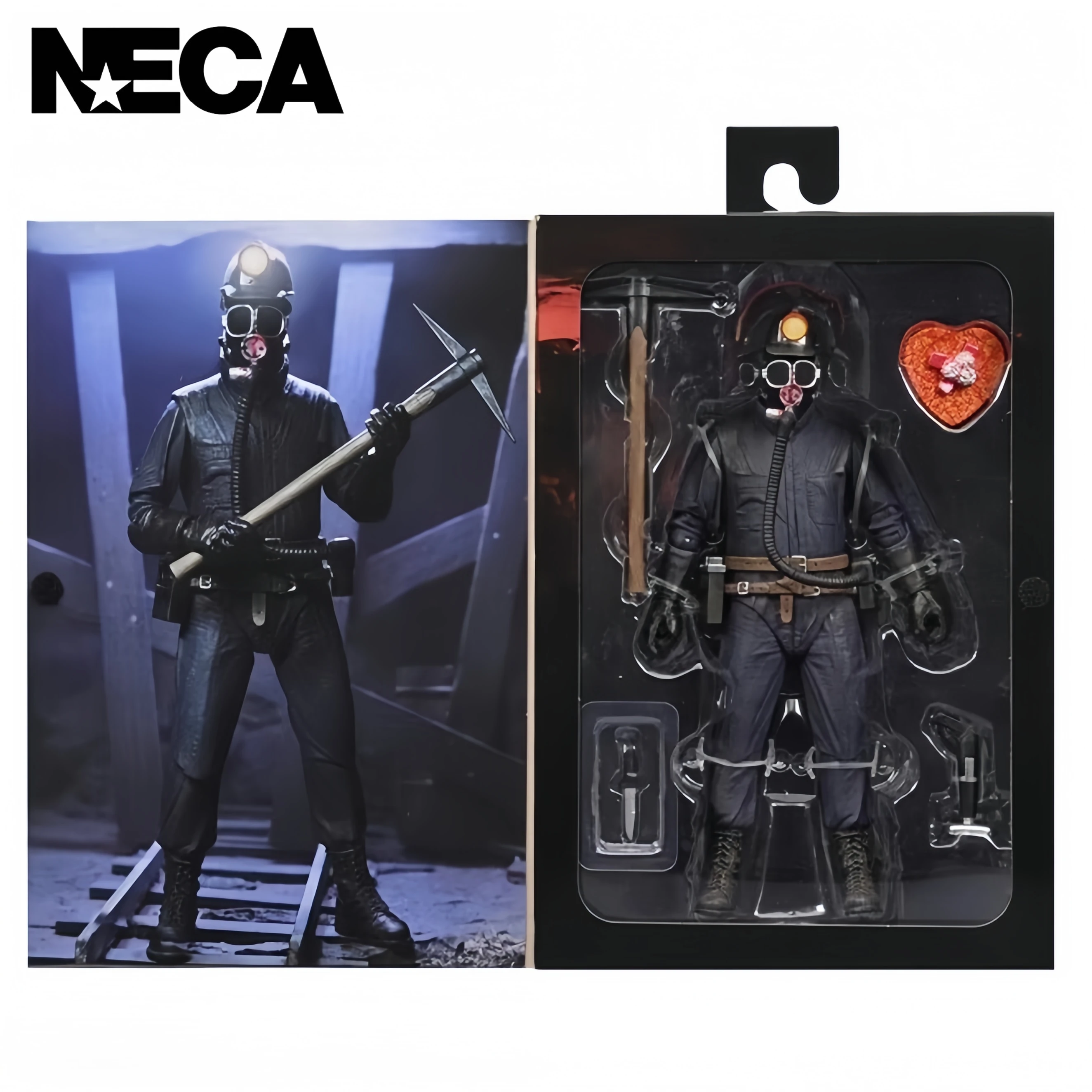 Autentico Neca 56085 My Bloody Valentine Coal Miner Ultimate Edition 7 Pollici Action Figure Collection Model Toy