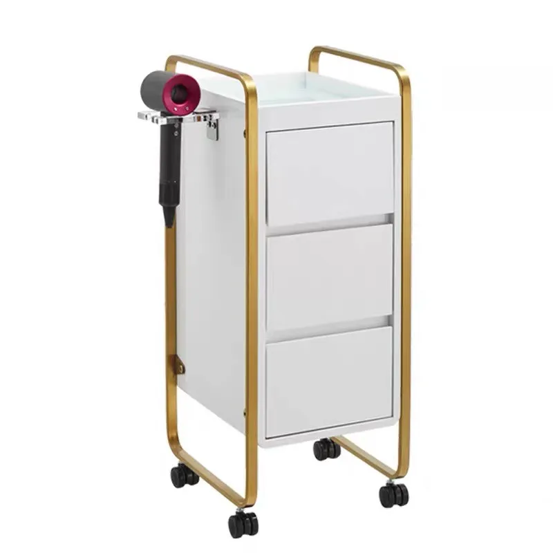 

Zq Парикмахерская тележка для парикмахерской искусственная машинка с шкафом выдвижного типа мобильный шкафчик