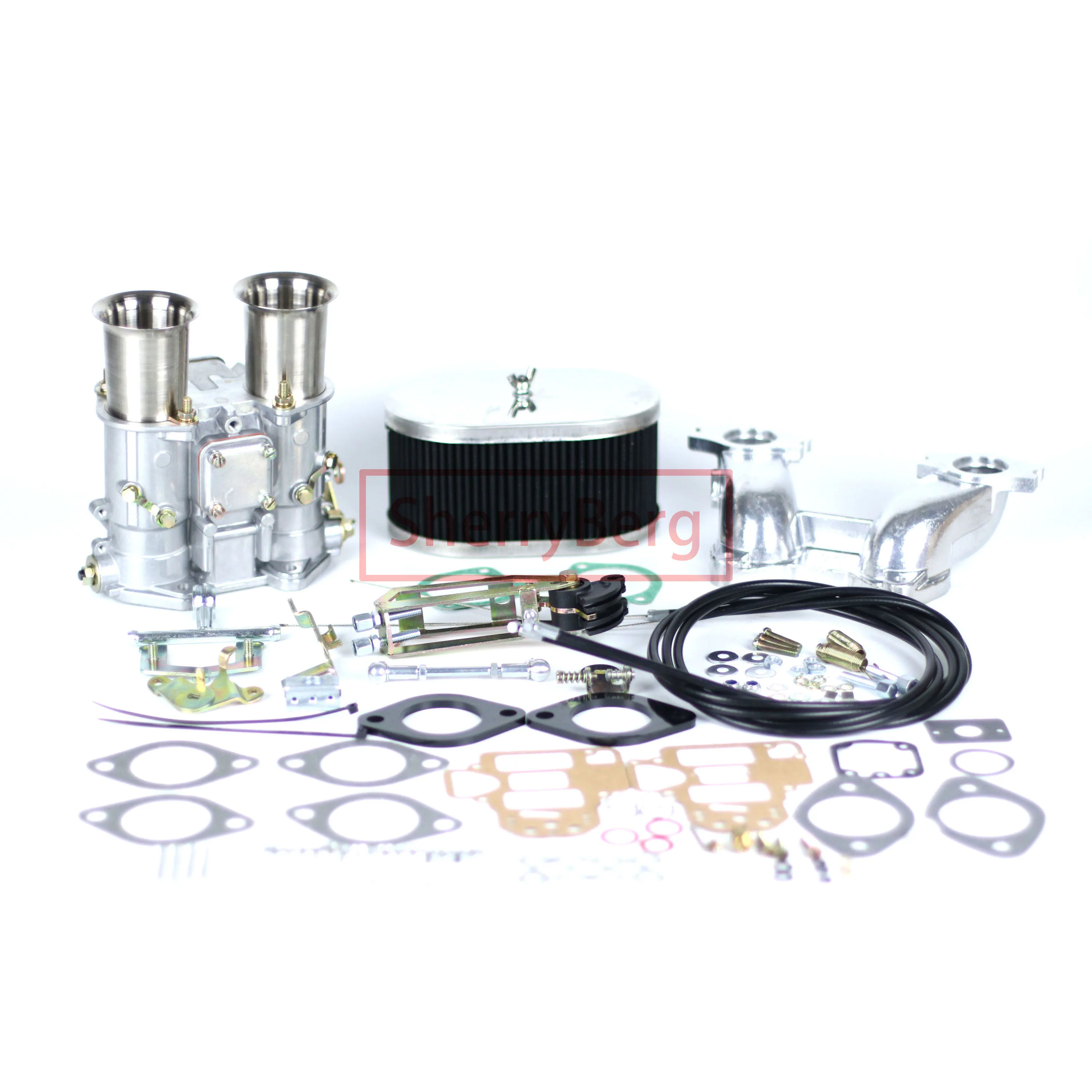 

SherryBer Carb MANIFOLD Linkage Filter 45dcoe 45mm Carburetor Conversion Kit for MINI COOPER WEBER/DELLORTO EMPI 45 DCOE/DHLA