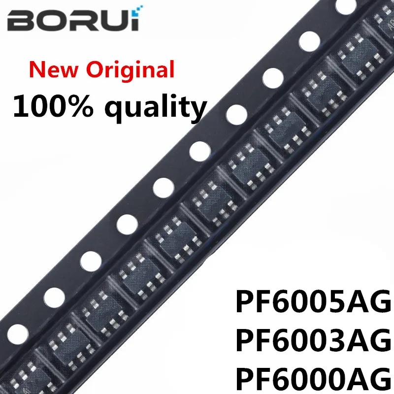 5pcs 10pcs 6005a 6003a 6000a Pf6005ag Pf6003ag Pf6000ag Sot23-6 Ic ...