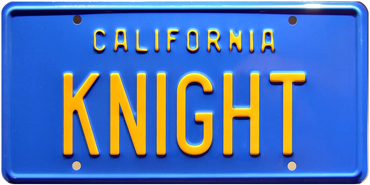 

Celebrity Machines Knight Rider | Knight | Metal License Plate