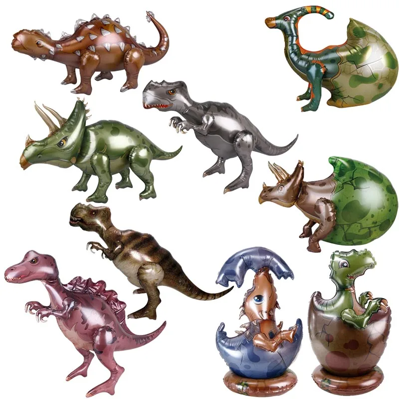 

4D динозавр металлический шар мультфильм сборка имитация Юрского периода украшение макет Дня Рождения Вечеринка Baby Shower детский подарок