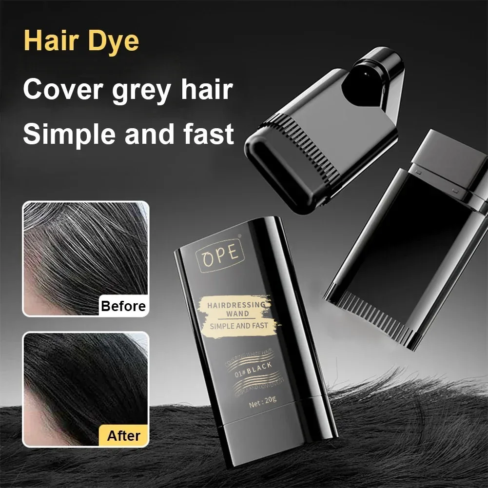 Multicolor Gray Hair Covering Stick - Instant Root Touch-Up and Temporary Hair Dye