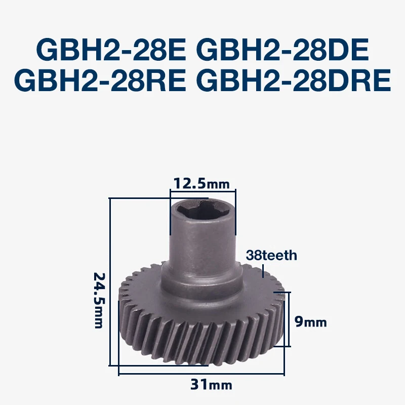 

Drive Gear Parts for Bosch GBH2-28E GBH2-28DE GBH2-28RE GBH2-28DRE Electric Hammer Power Tools Drive Gear High Gear Replacement