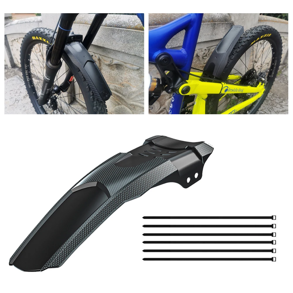 Mtb Road Bike Lengthened Front Rear Mudguard Bicycle Accessories Mud Riding - Bicycle Fenders