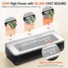 Sealer Machine Powerful Wide Seal Food Sealer with Bags Storage and Build-in Cutter 5