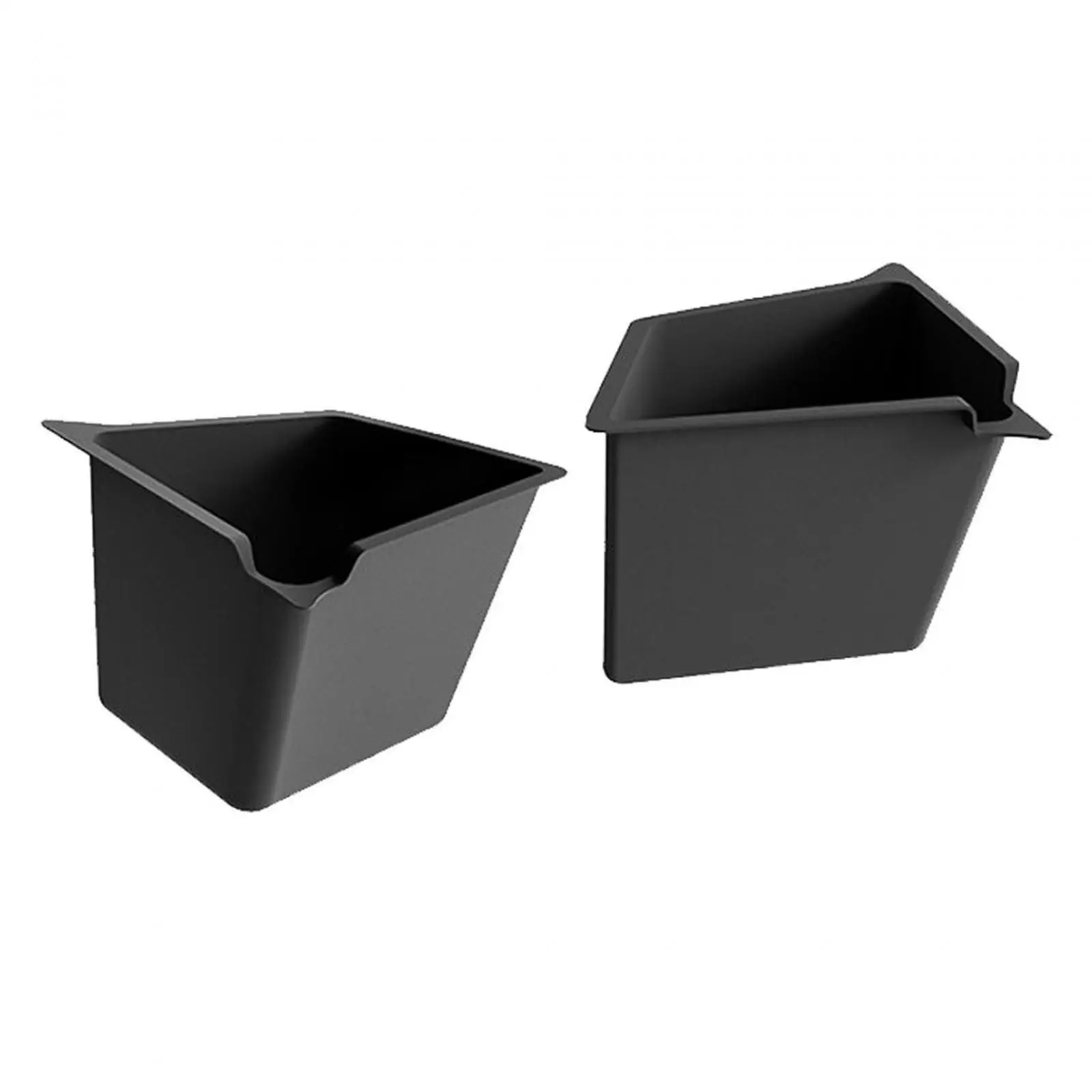 

2 Pieces Rear Trunk Organizer Side Storage Box Sturdy for Tesla Model Y