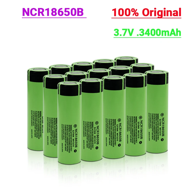 

New 18650 battery NRC18650B rechargeable lithium-ion battery 3.7V3400Mah suitable for flashlights, toys, electric vehicles