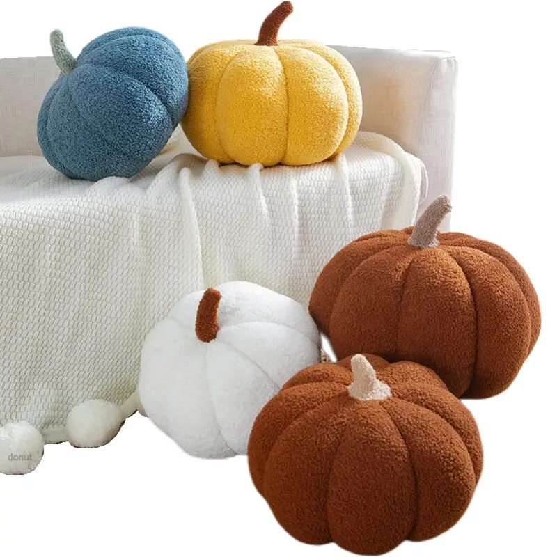 

New Full Color Ins Hot Sale Funny Pumpkin Pillow Creative Special-shaped Sofa Cushion Halloween Decoration Cute Gift For Kids