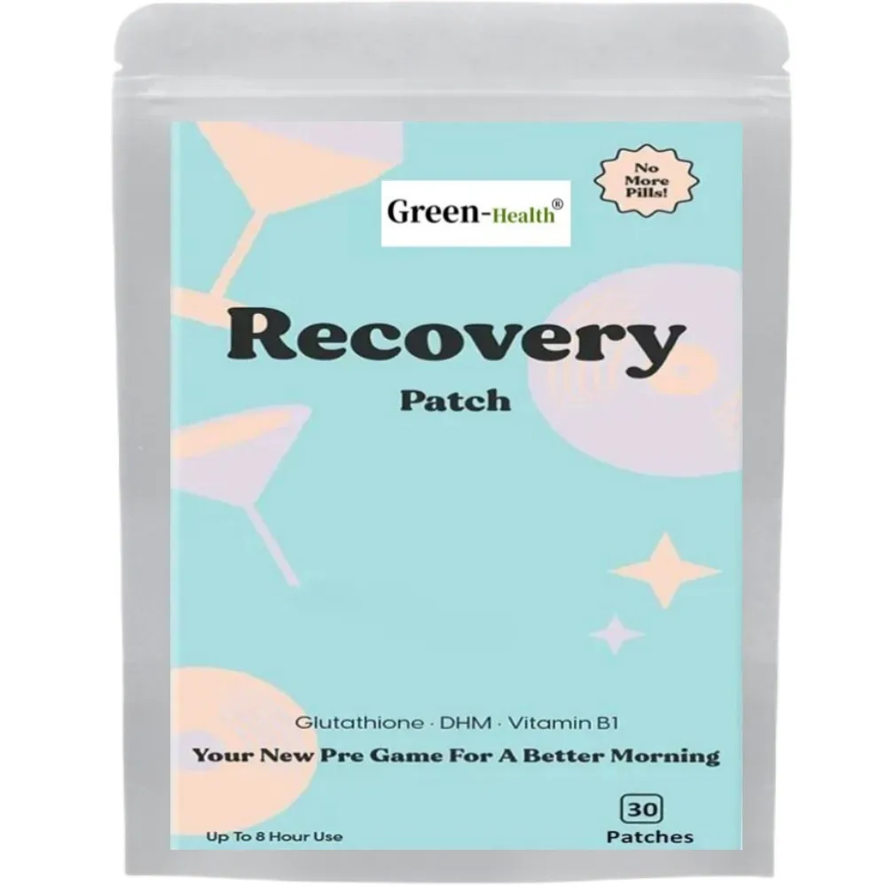 

Recovery Transdermal Patches Supports Morning After with Vitamin B1, DHM, Glutathione 30 Patches One Month Supply