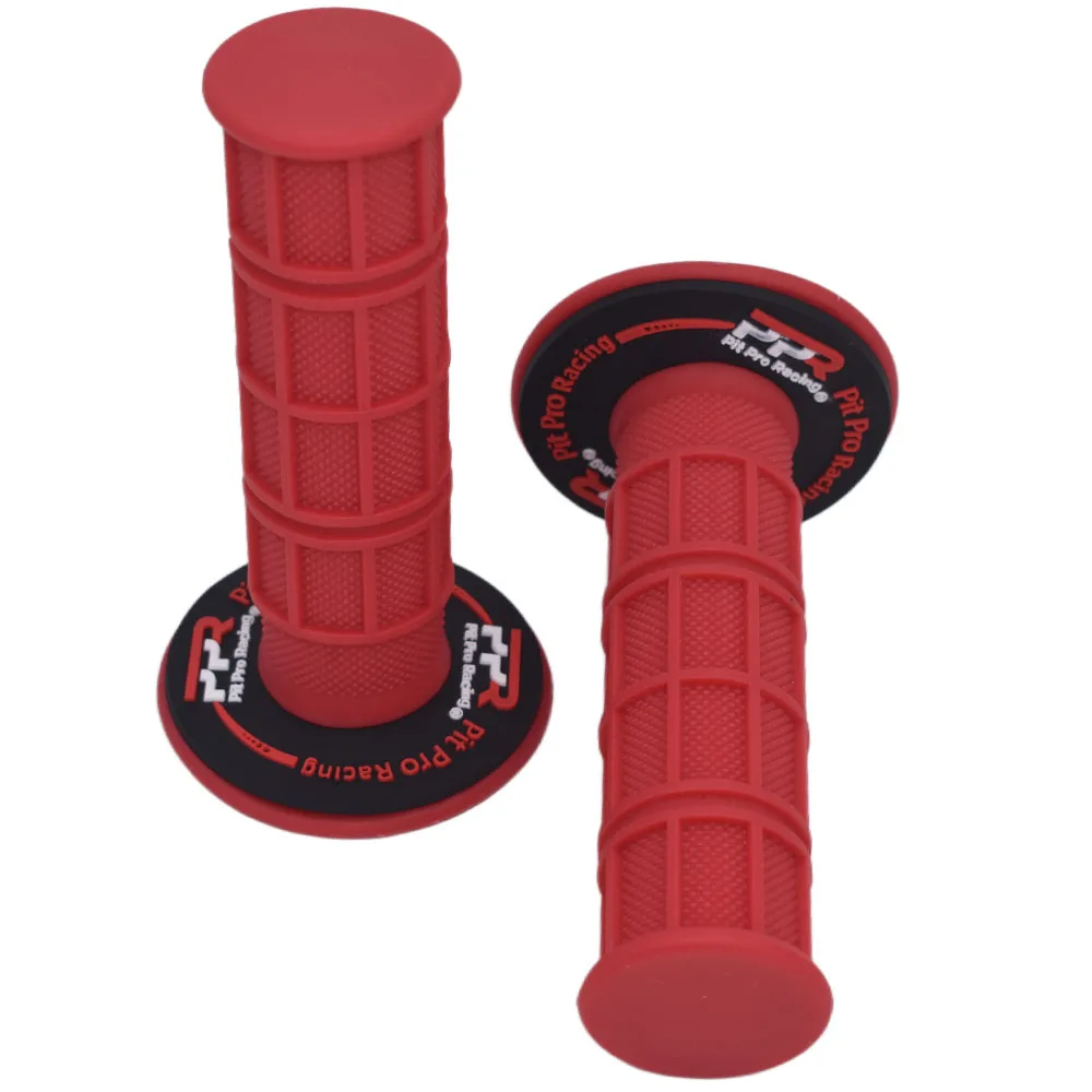 Vibrant Multi-Color Dirt Bike Handle Grips - Soft and Durable