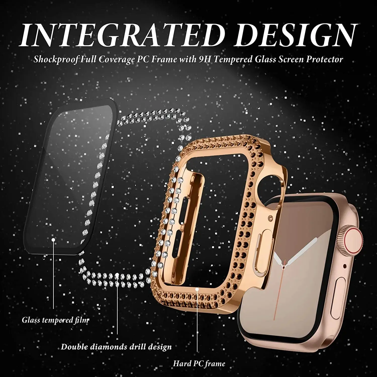 Elegant Diamond Bling Bumper Protector Cover