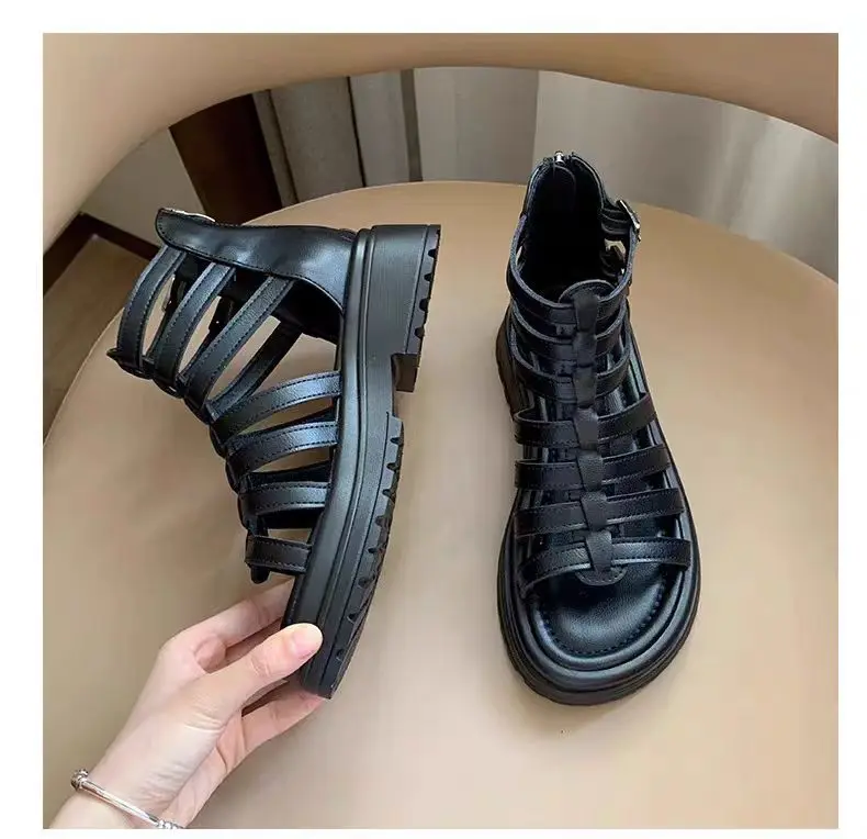 Girls Roman Sandals Non Slip Thick Sole Beach Shoes