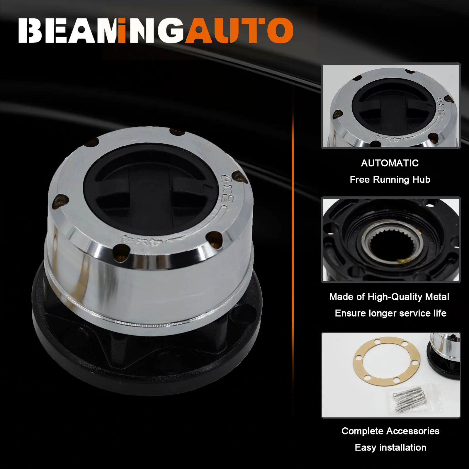 Free wheel Locking hubs wheel locking hub 1 piece For SSANGYONG Korando II Musso SUV Rexton TD Pick Up B035 AVM450