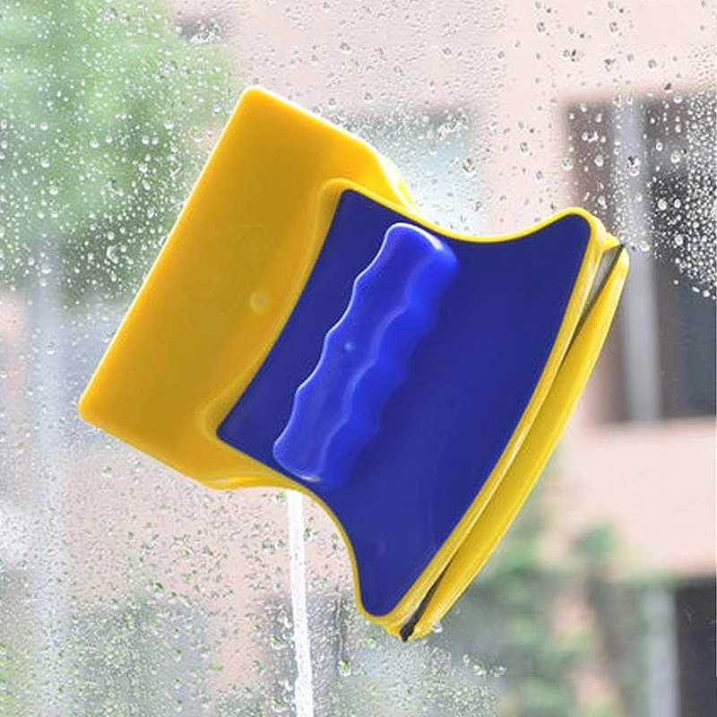 Magnetic Window Cleaner Glass Brush Tool Double Side Glass Wiper Algae Scraper Brush Pad Household Cleaning Tools