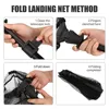 Retractable Fishing Landing Net with Telescoping Pole Foldable Handle for Kids Men Freshwater Saltwater Fly Fishing Carp net 4