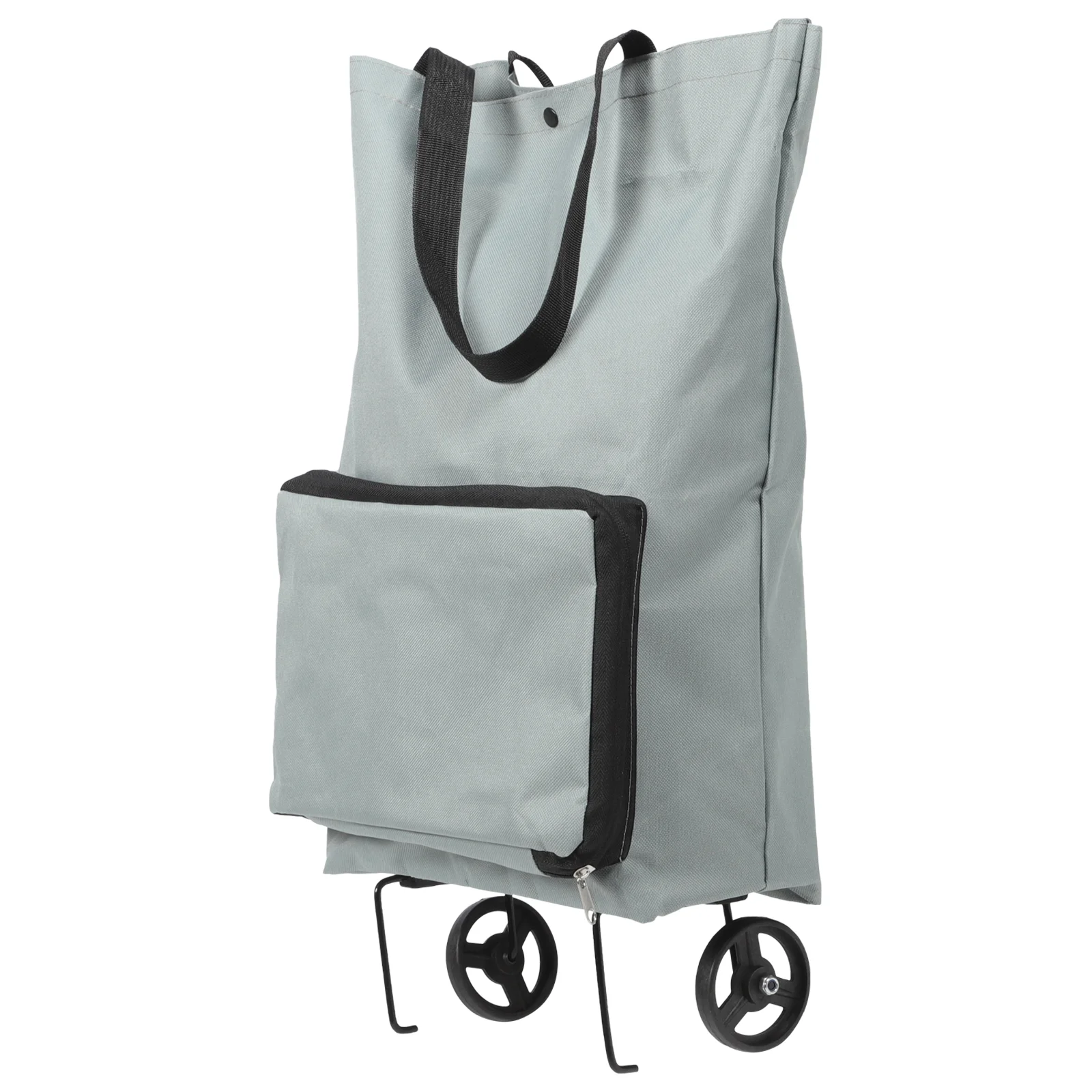 

Portable Shopping Tug Bag Foldable Hand Cart Grocery Folding Storage with Wheels Crate Trolley for Tote Tie Rod Truck