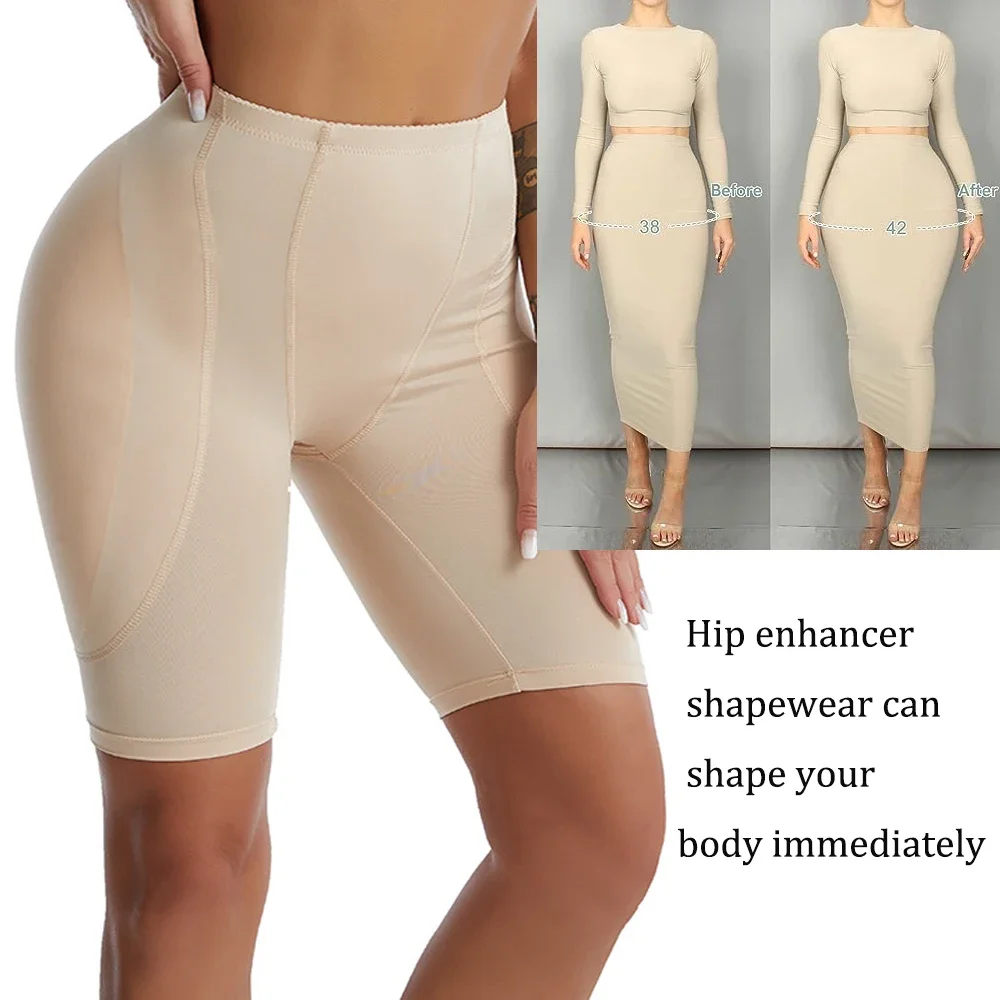 Hip and Butt Pads Shapewear Women Body Shaper Butt Lifter Panties Removable Hip Enhancer Butt Pad Underwear