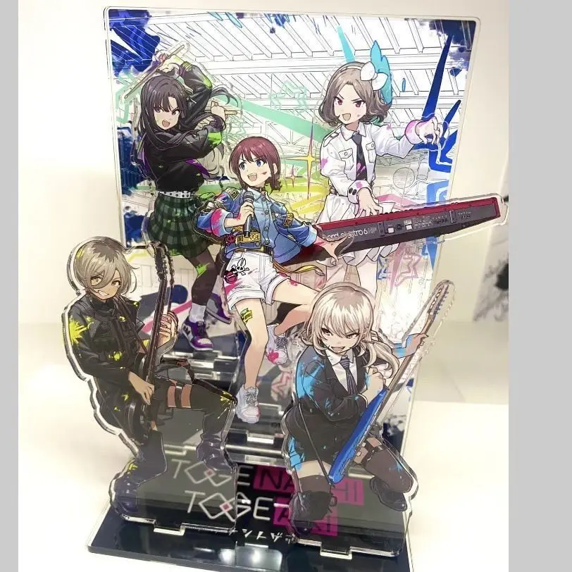 Game Anime Accessories Models Desktop Ornaments GIRLS BAND CRY Figures Acrylic Stand Model Figure Ornament Halloween Gift