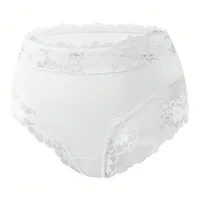 Giczi Nouvelles Culottes Femme Léopard Dentelle Florale Mode Lingerie Sexy Transparente Respirante Confortable 4