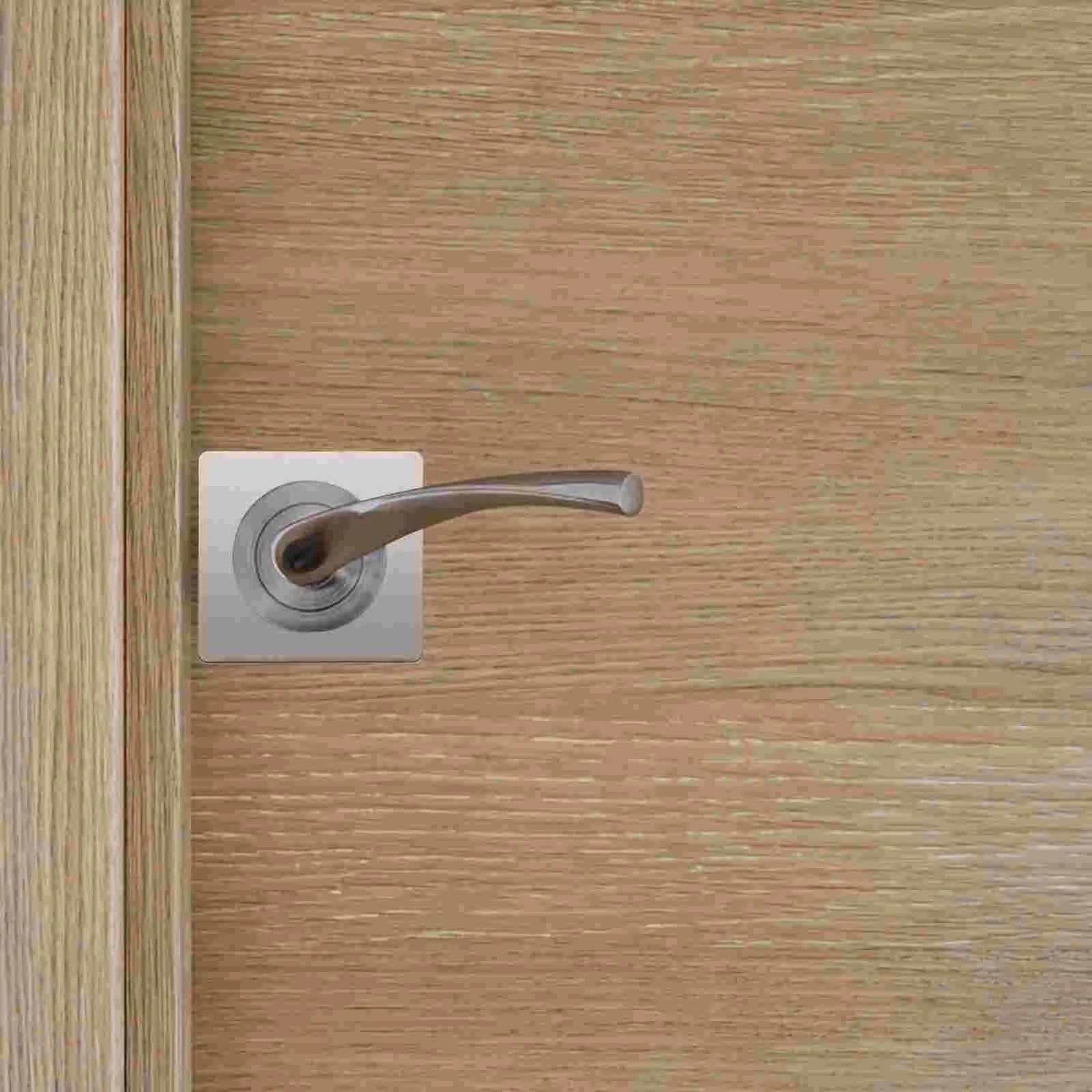 Ball Lock Door Reinforcement Plate Knob Stainless Steel Plates Deadbolt Cover Kick Strike Hole Knobs