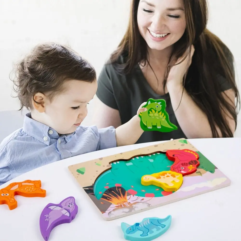 

Learning Boat Montessori Toys Jigsaw Game Kids Wooden Puzzle Toy Puzzles Board Intelligence Game Puzzle 3D Puzzle Toys