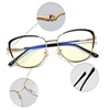 Fashion Cat Eye Anti Blue Light Reading Glasses Women Luxury Designer Metal Eyeglasses Anti Glare Presbyopic Computer Eyewear +2 4