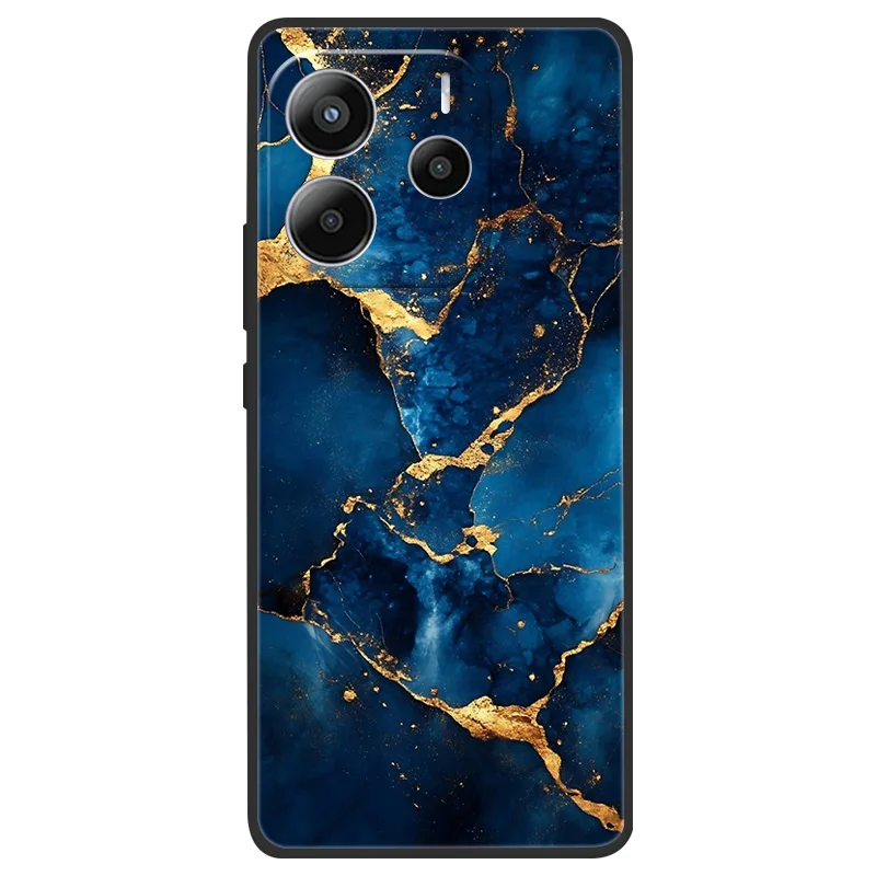 Marble Painting Pattern Soft Silicone Anti-Drop Phone Case