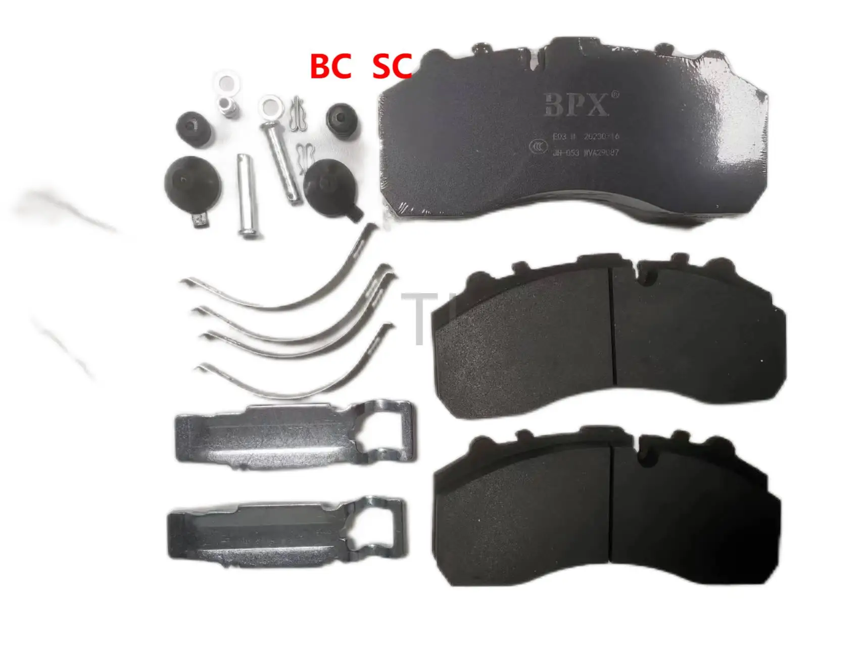 Suitable for SCANIA Truck Brake Pads Disc Brakes OE 1390428 1521979 1527633 1734529 1856108 1890861 2325212 2568026