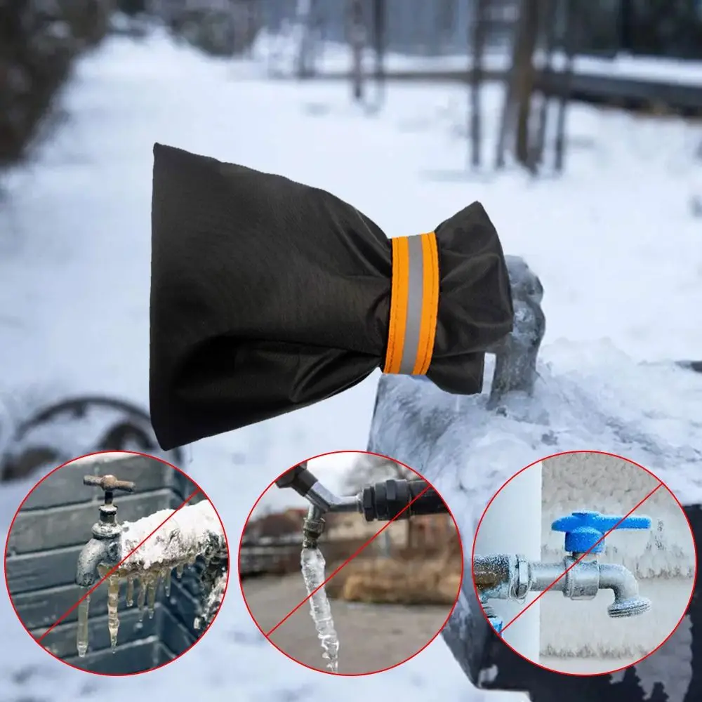 Waterproof Faucet Antifreeze Cover Reflective Plus Cotton Freeze Protection Oxford Cloth Prevent Frost Cracking