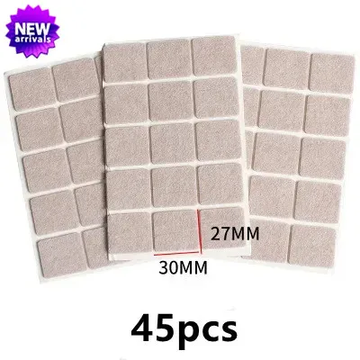 Durable Felt Chair Leg Pads - Scratch-Proof, Non-Slip, Self-Adhesive Floor Protectors