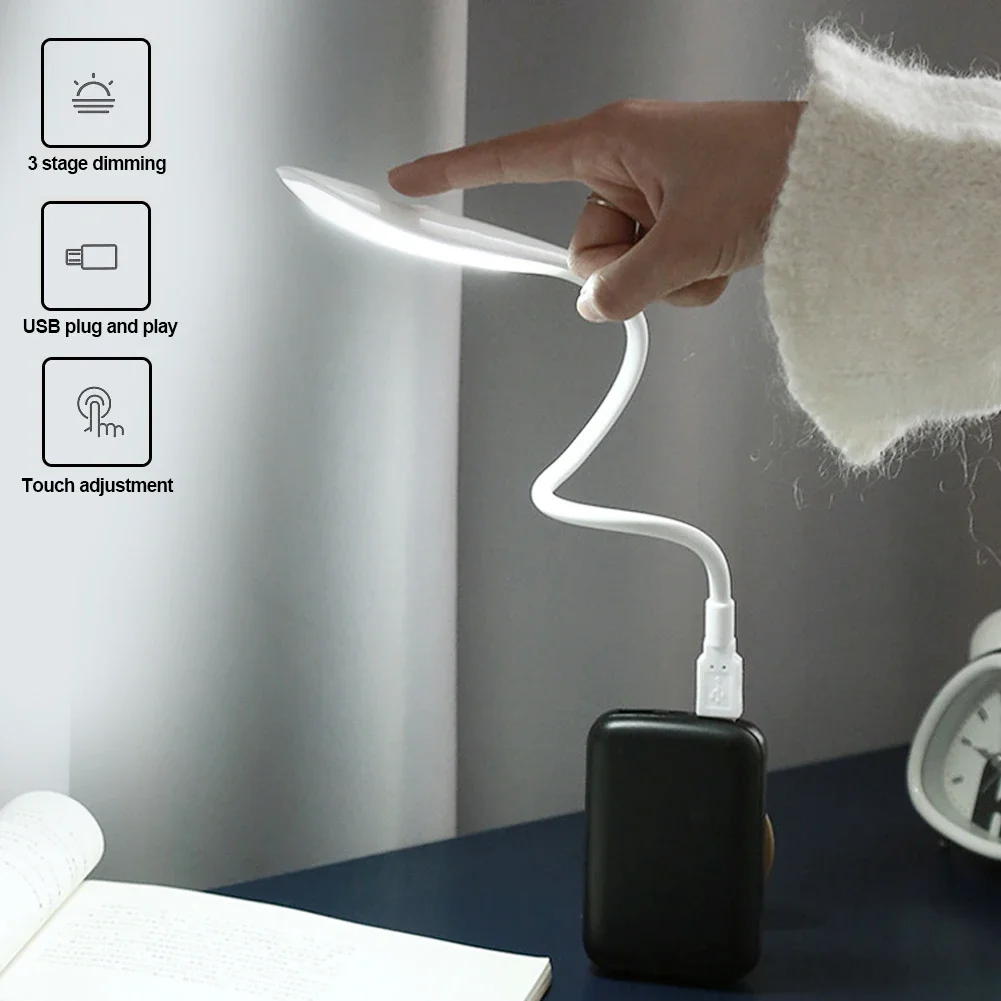 Portable Students Study Reading Lamp Eye Protection USB LED Book Light For Laptop Keyboard PC Power Bank Night Light Desk Lamp book light