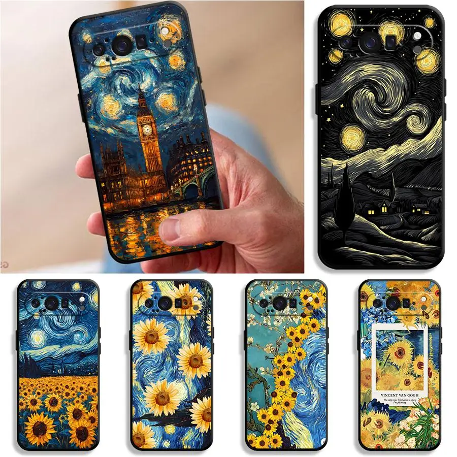 Van Gogh Sunflower Art Phone Case Cover