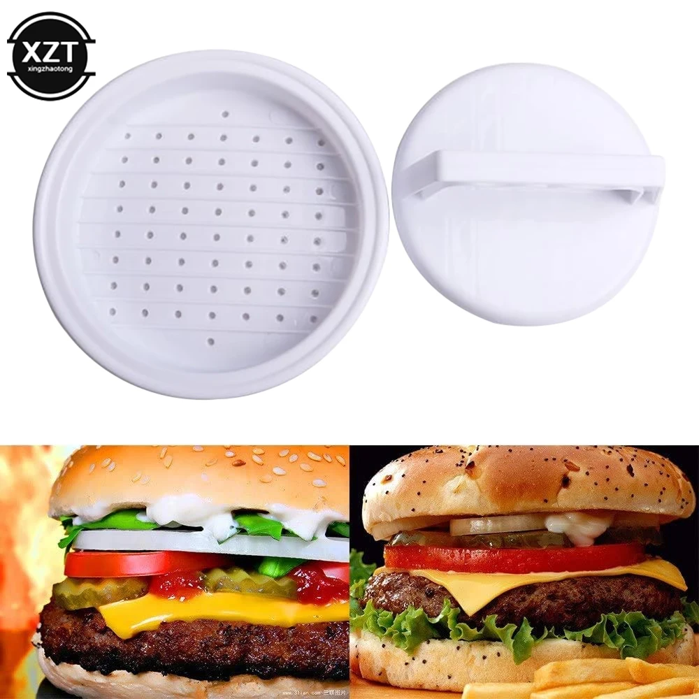 Burger Press Maker Round Shape Hamburger Meat Beef Grill Patty Food-Grade Plastic Kitchen Tool