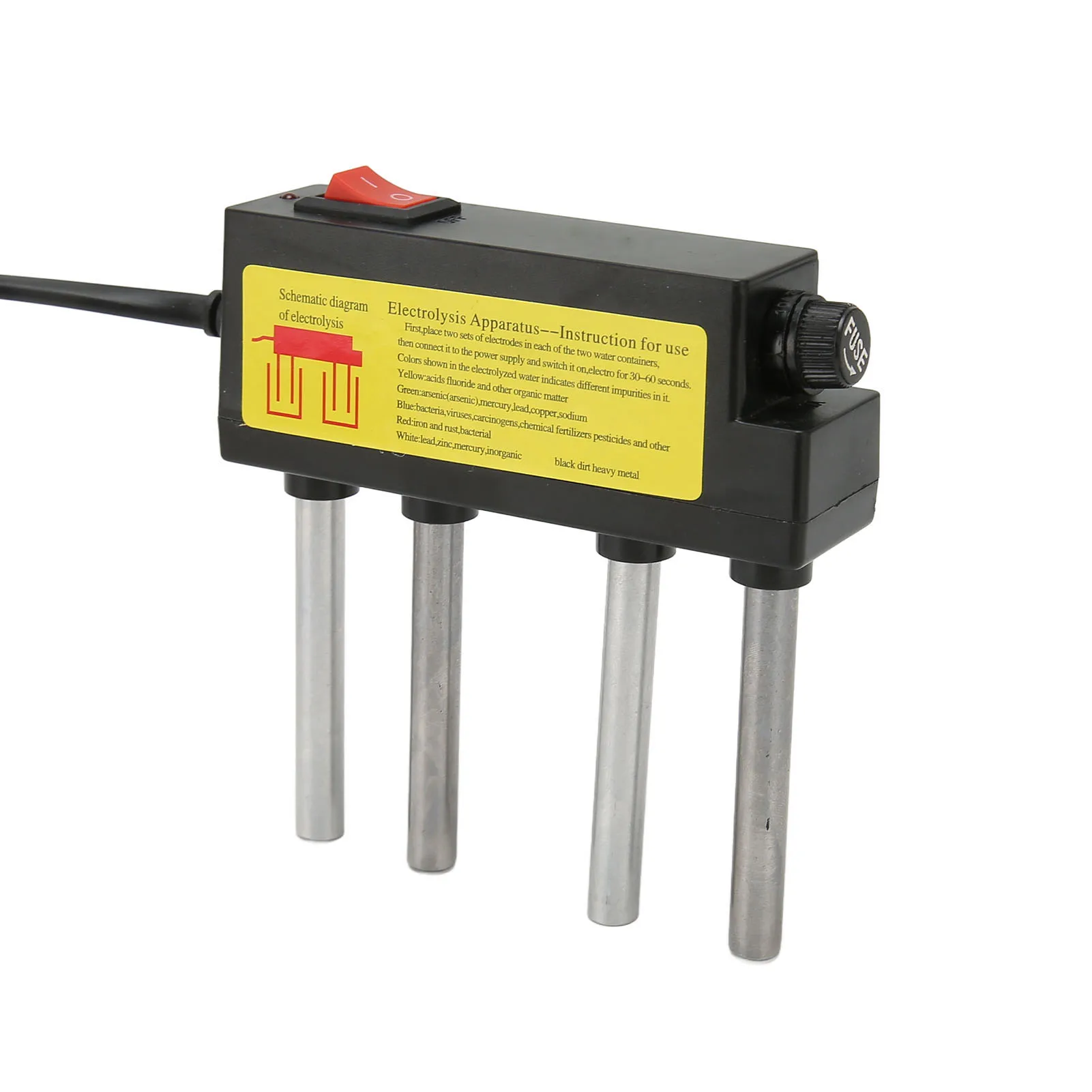 Water Electrolyzer with Leakage Proof Fuse Plug and Play for water electrolyzer Drinking Well 100‑240V