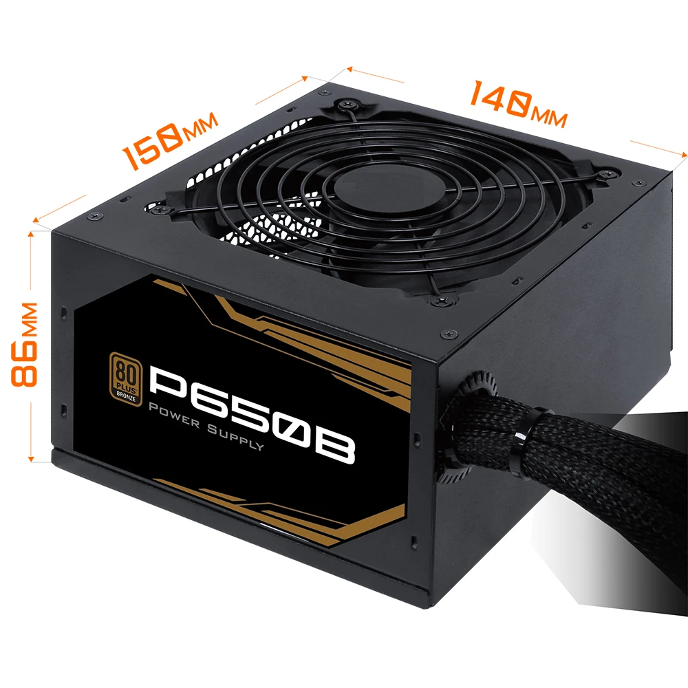 For Gigabyte P650B 650W ATX 12V 50-60Hz Active PFC Power Supply High Quality Fast Ship 4 For Gigabyte P650B 650W ATX 12V 50-60Hz Active PFC Power Supply High Quality Fast Ship - Image 2