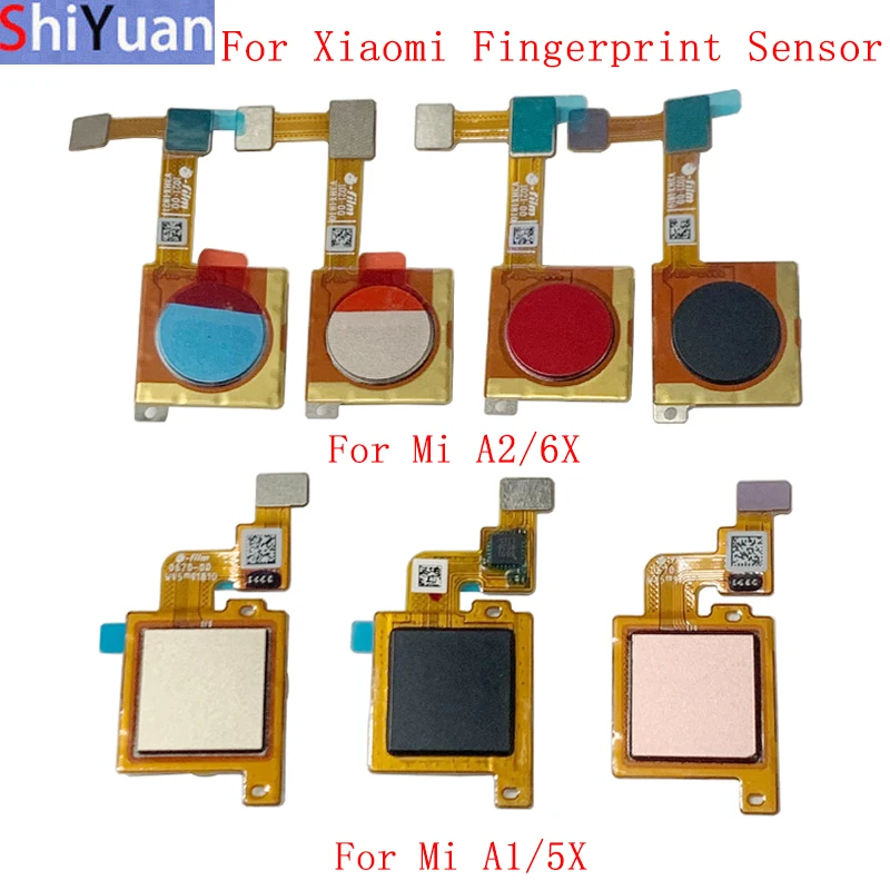 Sensore Di Impronte Digitali Scanner Pulsante Home Cavo Flessibile Nastro Per Xiaomi Mi A2 6X A1 5X Touch Sensor Flex Cable Parti Di Ricambio